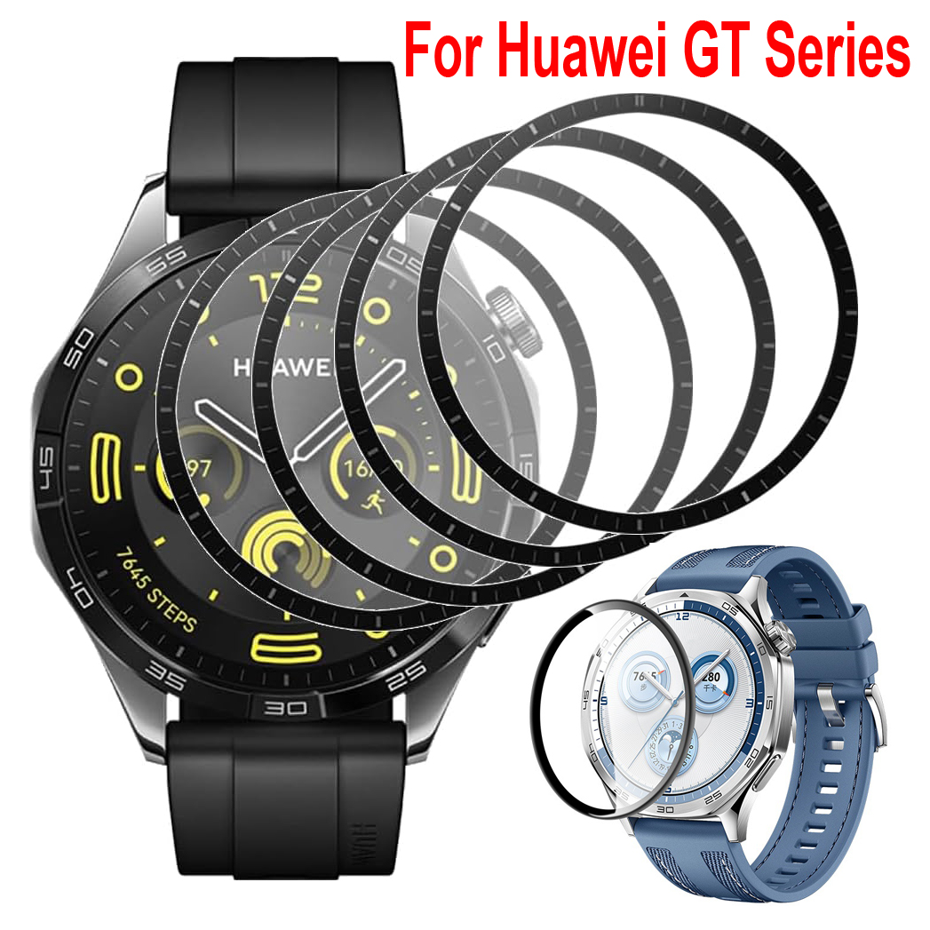 Curved Edge Screen - ฟิล์ม3D สำหรับนาฬิกา Huawei GT5Pro 4 3