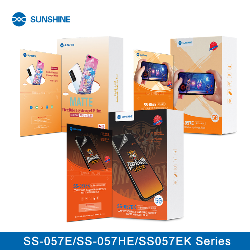 Screen Protector Cutter - ซีรีย์ฟิล์มไฮโดรเจลยืดหยุ่นผิวด้าน057E/057EK SS-057HE แสงแดดสำหรับซีรีย์ SS-890C 870C Y22ออโต้ฟิล์มตัด