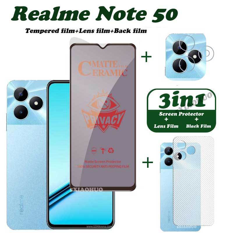 ฟิล์มกระจกกันรอย 3 in 1 สำหรับ - Realme Note 50 บทวิจารณ์และราคา