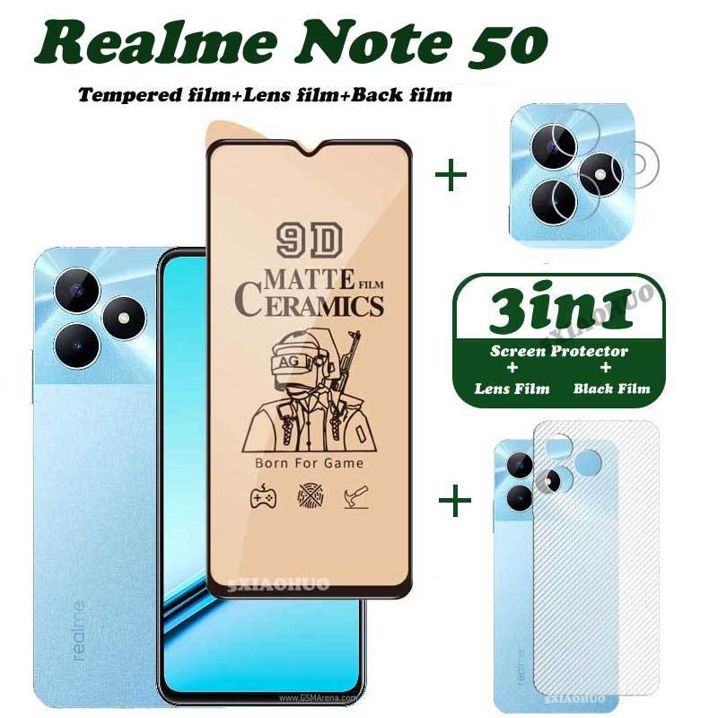 ฟิล์มกระจกกันรอย 3 in 1 สำหรับ - Realme Note 50 บทวิจารณ์และราคา