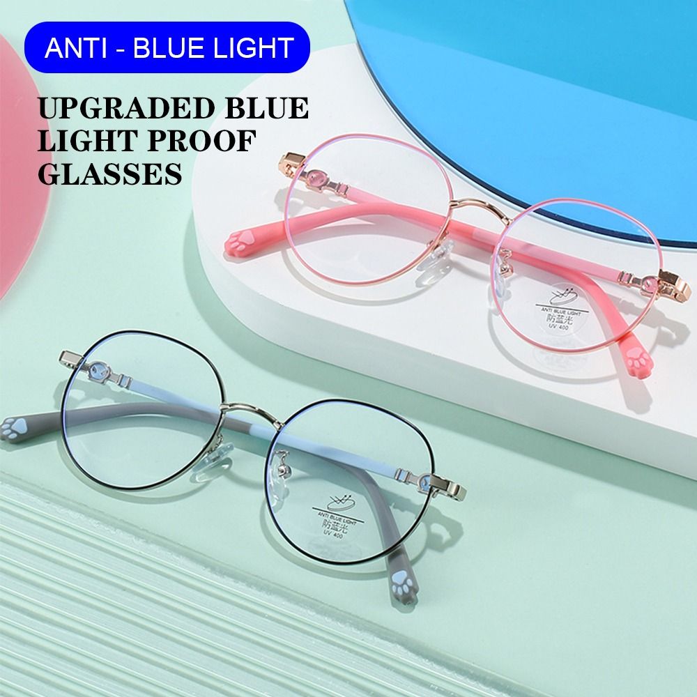 แว่นตาเด็กป้องกันแสงสีฟ้าแว่นต - Anti Blue Light Film บทวิจารณ์และราคา