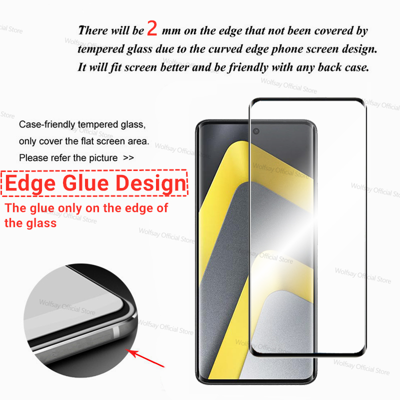 3/2/1 ชิ้น 3D ขอบโค้งกระจกสำหร - Curved Edge Screen บทวิจารณ์และราคา