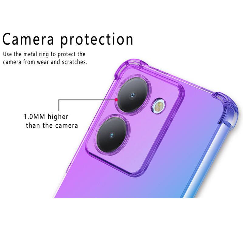 เคส TPU ไล่ระดับสีกันกระแทกสำห - Vivo Y28 บทวิจารณ์และราคา