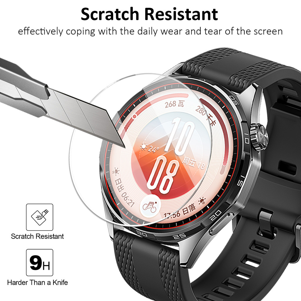【สำหรับ Huawei Watch GT7 GT7 P - Glass Protector Auto บทวิจารณ์และราคา