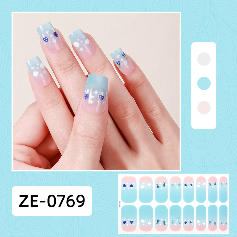 16 ทิปส์ สติ๊กเกอร์ติดเล็บแบบเ - Full Cover Adhesive บทวิจารณ์และราคา